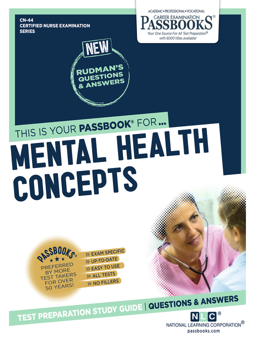 Title details for MENTAL HEALTH CONCEPTS by National Learning Corporation - Available